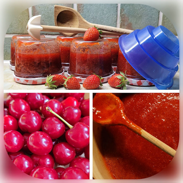 Utensilien zum Einkochen von Erdbeermarmelade und Entkernen von Kirschen oder Zubereitung von Apfelmus im HaushaltswarenLand entdecken
