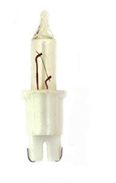Ersatzlampe Sockel Weiß Mini Steckkerze Pisello 2,4-24V