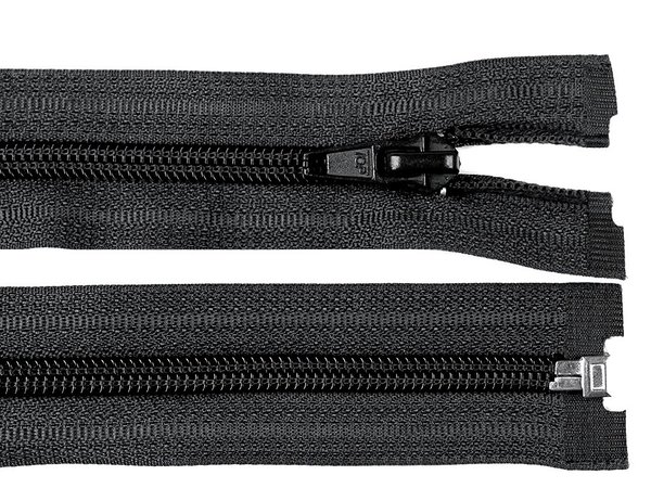 Reißverschluss - Schwarz - Längen Auswahl 25- 100cm - Kunststoff - Jacke
