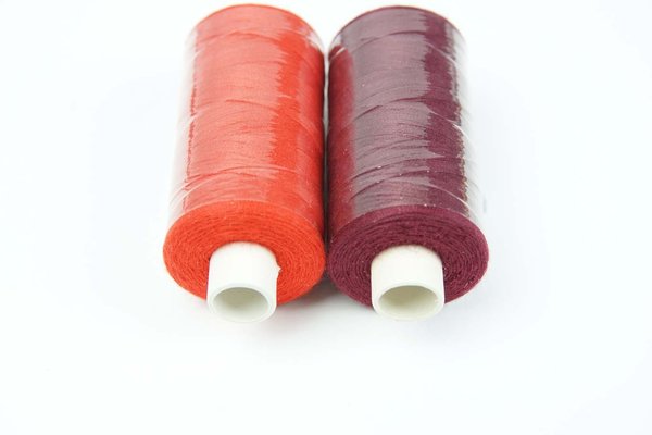 Nähgarn 500m-Rottöne Farbe Wählbar Reißfest-Polyester Allesnähgarn