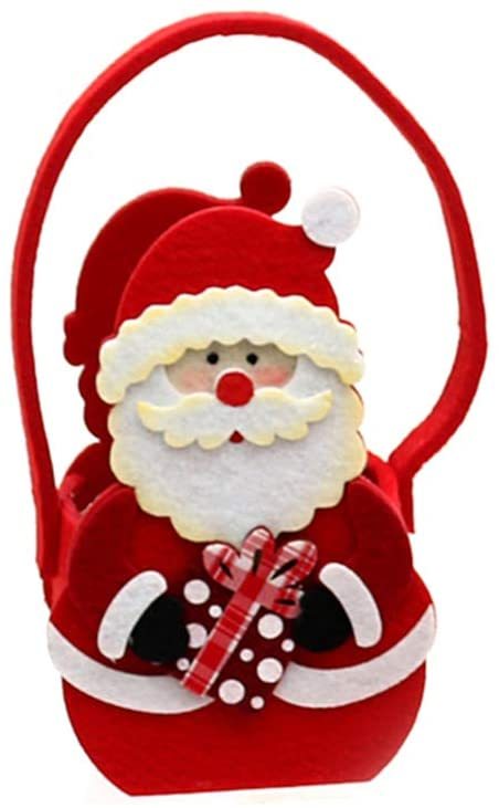 Filz-Korb-Tasche Weihnachtsmann Weihnachten-Geschenk